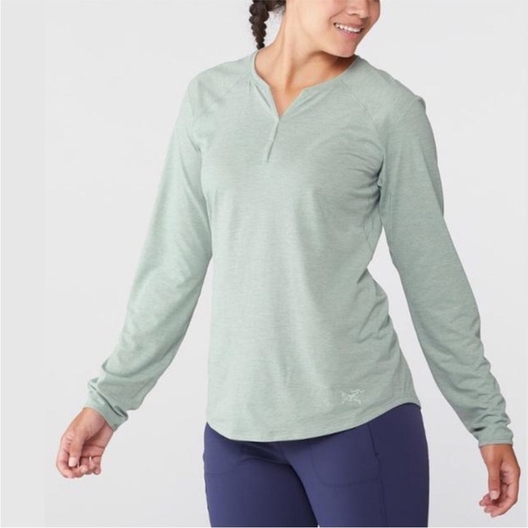 Arc’teryx Kadem Henley Long Sleeve Top Womens Size Medium - Picture 1 of 6